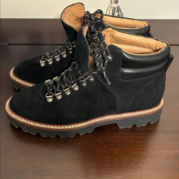 Madewell City Walk Lugsole Leather Hiker Boots Size 7 - Picture 7 of 10